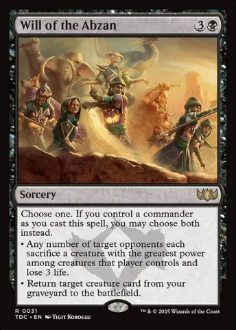 Will of the Abzan · 31