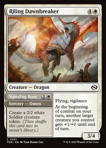 Riling Dawnbreaker // Signaling Roar · 21