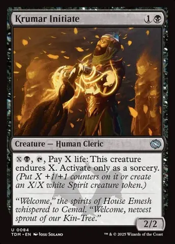 Krumar Initiate · 84