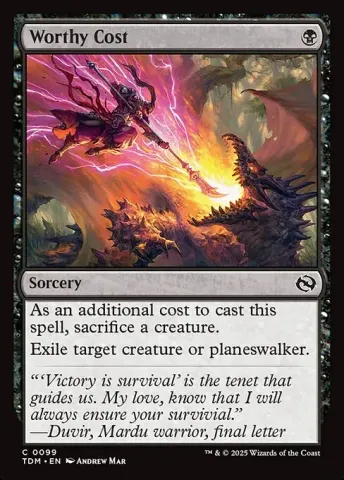 Worthy Cost · 99