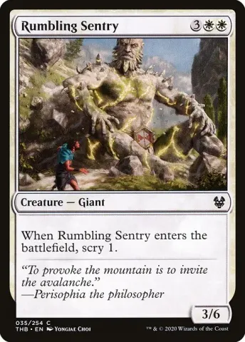 Rumbling Sentry · 35