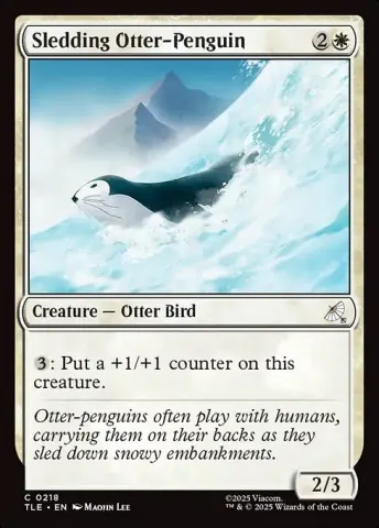 Sledding Otter-Penguin · 218
