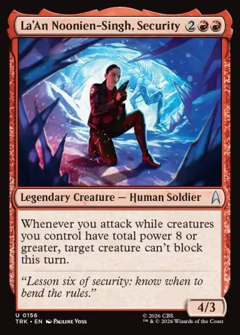 La'An Noonien-Singh, Security · 156