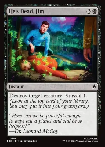 He's Dead, Jim · 114