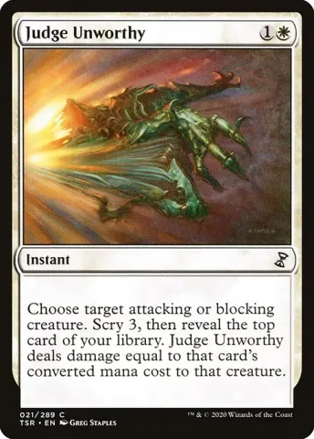 Judge Unworthy · 21