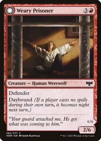 Weary Prisoner // Wrathful Jailbreaker · 184