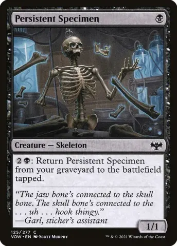 Persistent Specimen · 125