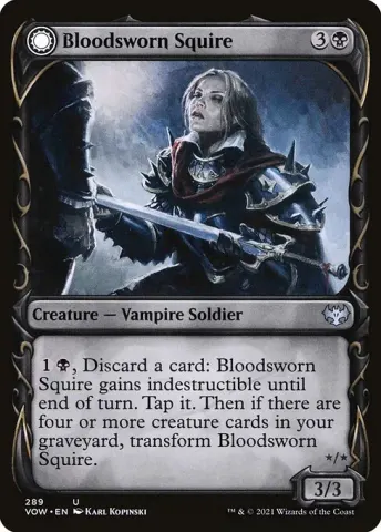 Bloodsworn Squire // Bloodsworn Knight · 289