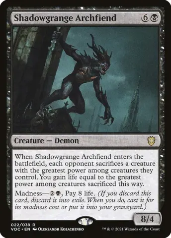 Shadowgrange Archfiend · 22
