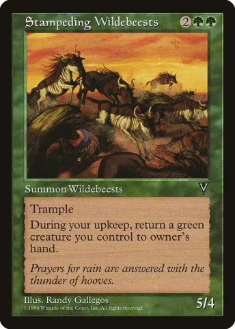Stampeding Wildebeests · 121
