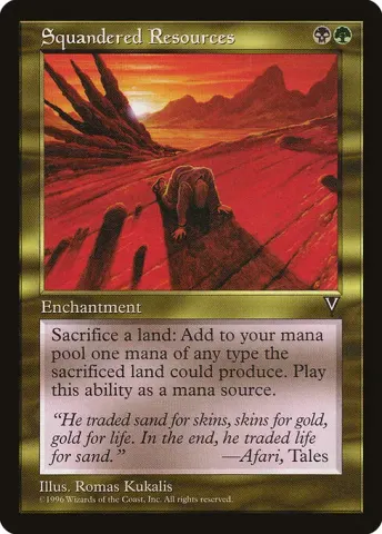 Squandered Resources · 137