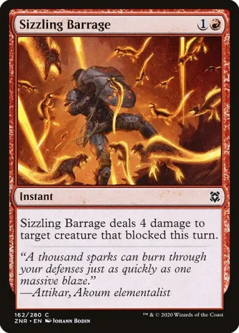 Sizzling Barrage · 162