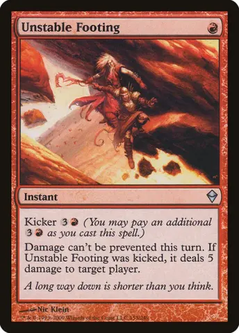 Unstable Footing · 153