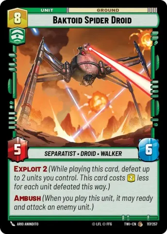 Baktoid Spider Droid · 117