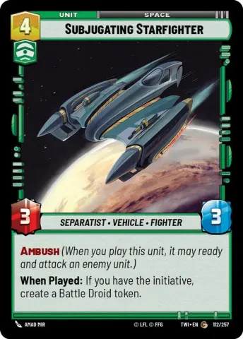 Subjugating Starfighter · 112