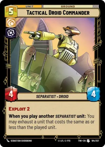Tactical Droid Commander · 184