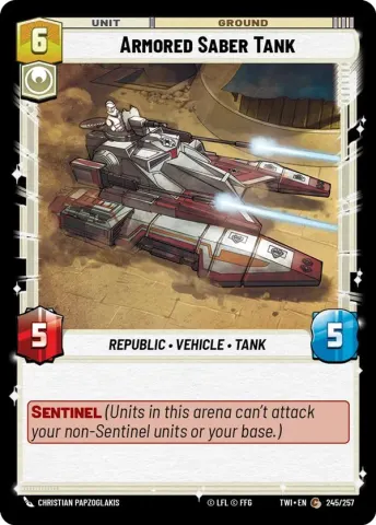 Armored Saber Tank · 245