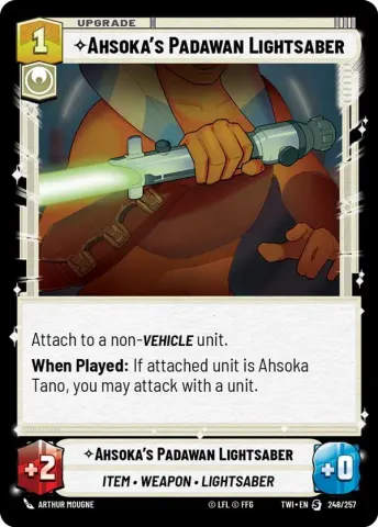 Ahsoka's Padawan Lightsaber · 248