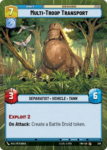 Multi-Troop Transport · 339