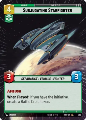 Subjugating Starfighter · 382
