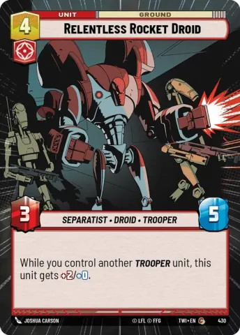 Relentless Rocket Droid · 430