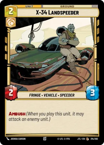 X-34 Landspeeder · 214
