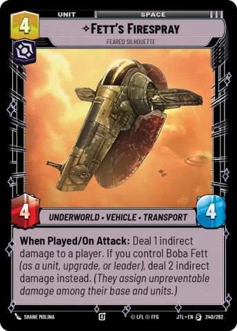 Fett's Firespray · 240