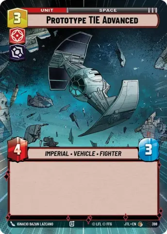Prototype TIE Advanced · 398
