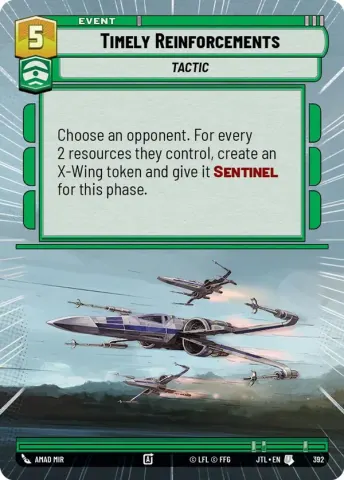 Timely Reinforcements · 392
