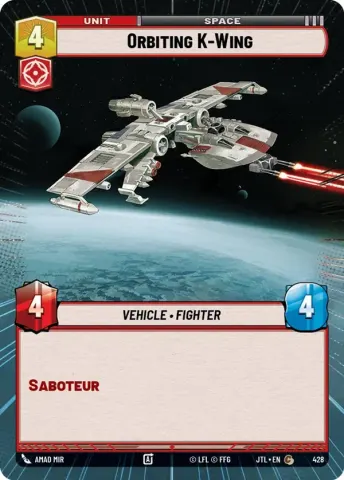 Orbiting K-Wing · 428