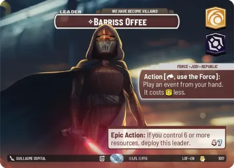 Barriss Offee · 1017