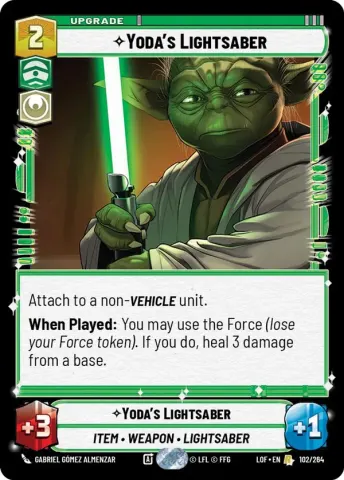Yoda's Lightsaber · 102