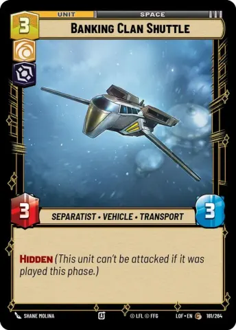 Banking Clan Shuttle · 181