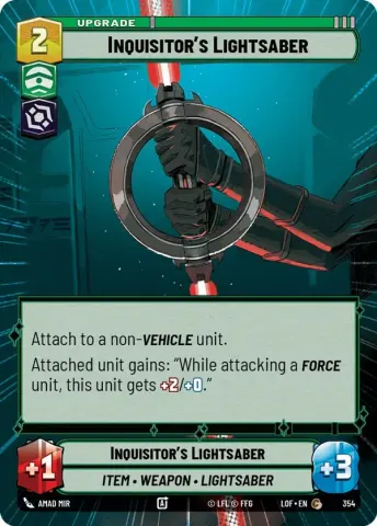 Inquisitor's Lightsaber · 354