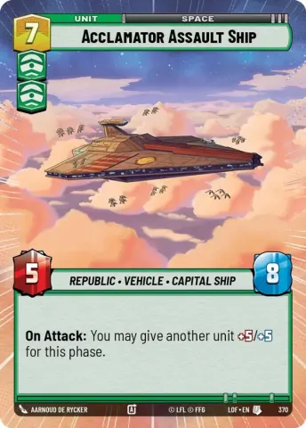 Acclamator Assault Ship · 370