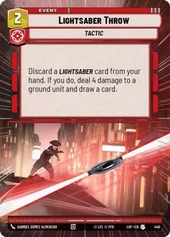 Lightsaber Throw · 440