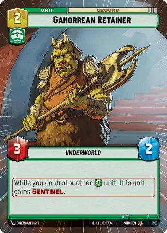 Gamorrean Retainer · 381