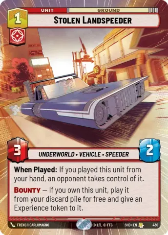 Stolen Landspeeder · 430