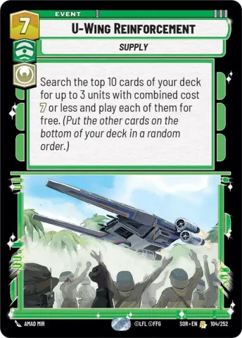 U-Wing Reinforcement · 104