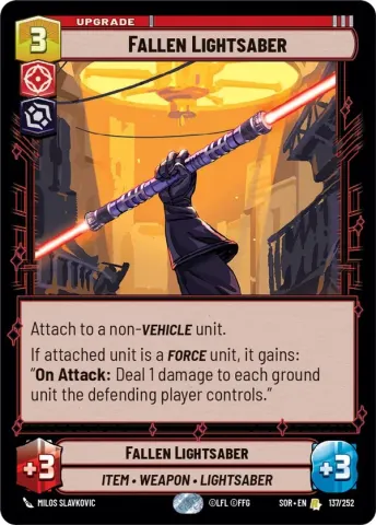 Fallen Lightsaber · 137