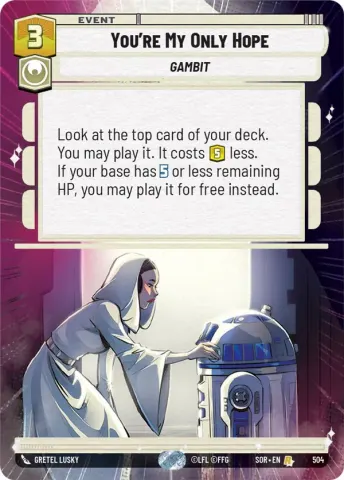 You're My Only Hope · 504