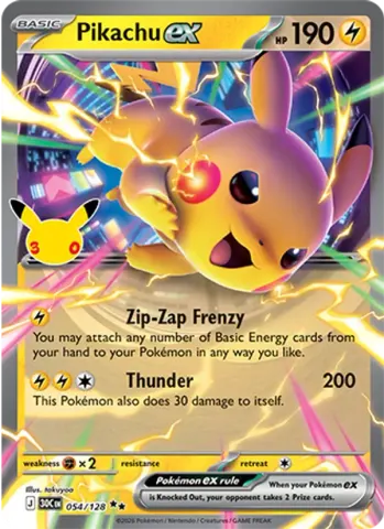 Pikachu ex · 054