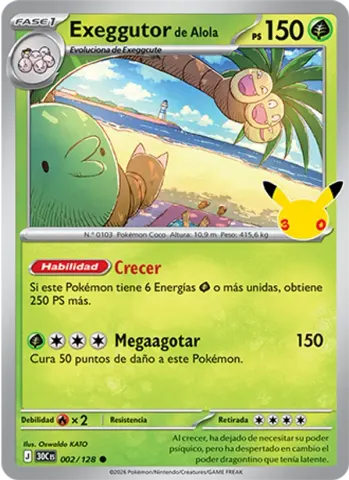 Exeggutor de Alola · 002