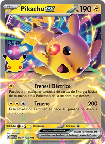 Pikachu ex · 054