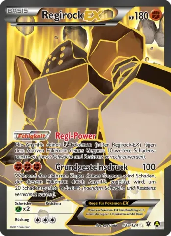 Regirock EX · 43a