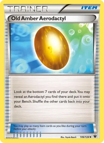 Old Amber Aerodactyl · 106