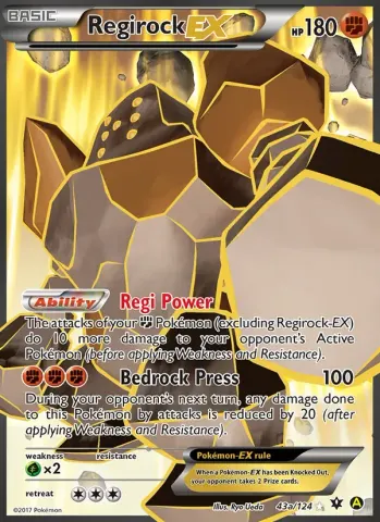 Regirock EX · 43a