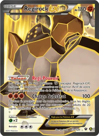Regirock EX · 43a