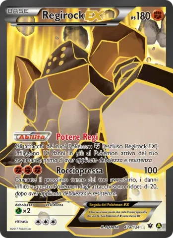Regirock EX · 43a