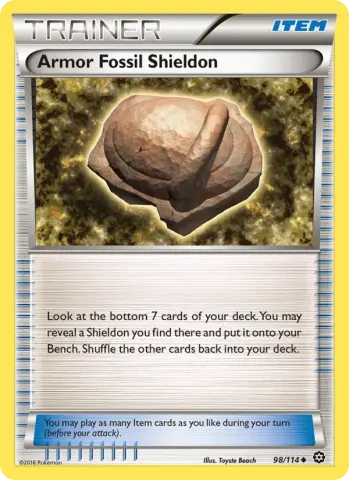 Armor Fossil Shieldon · 98